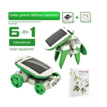 Solar robotépítő készlet 6 az 1-ben – zöld/fehér